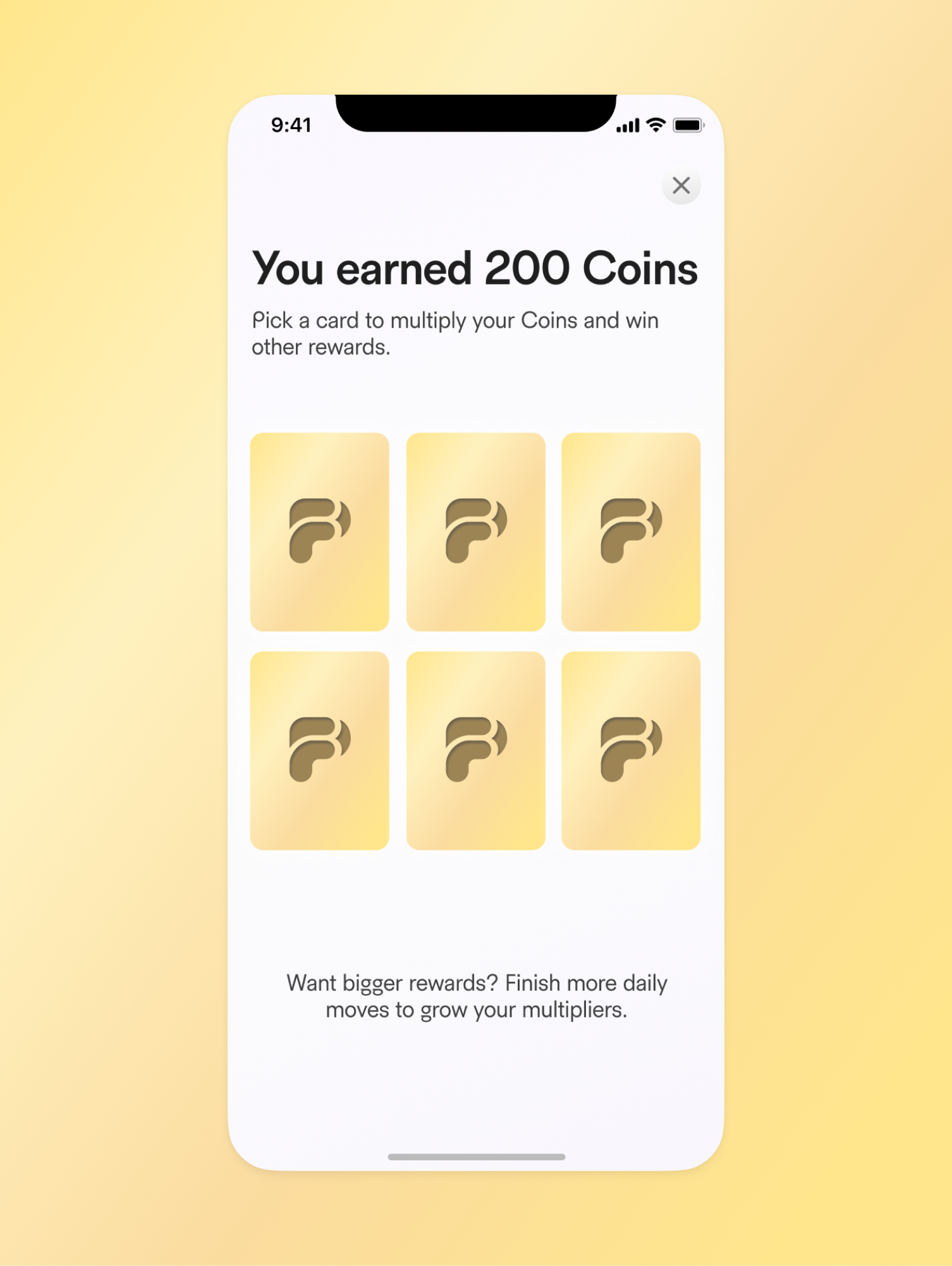 PlayFitt app screen 28