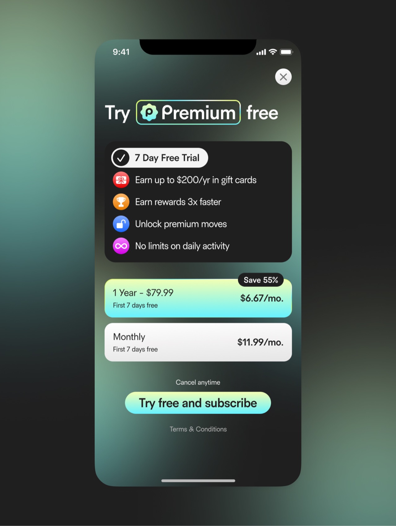 PlayFitt app screen 73