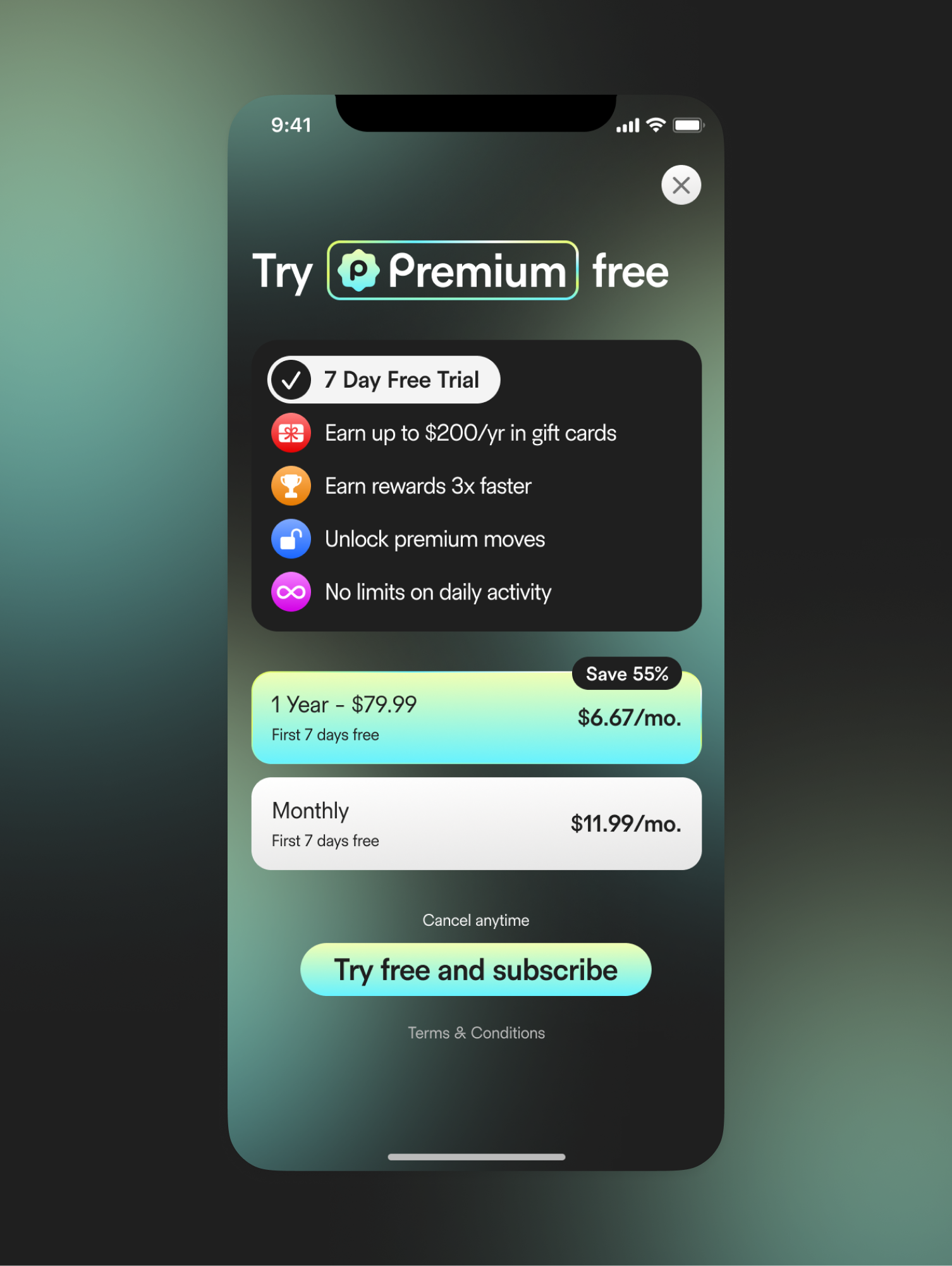 PlayFitt app screen 73