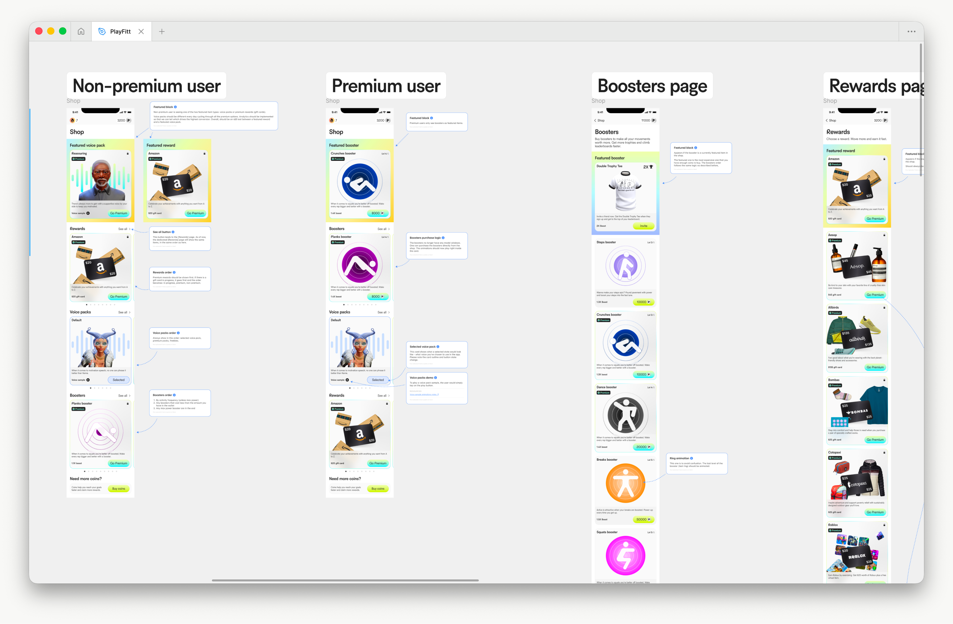 PlayFitt app screen 97
